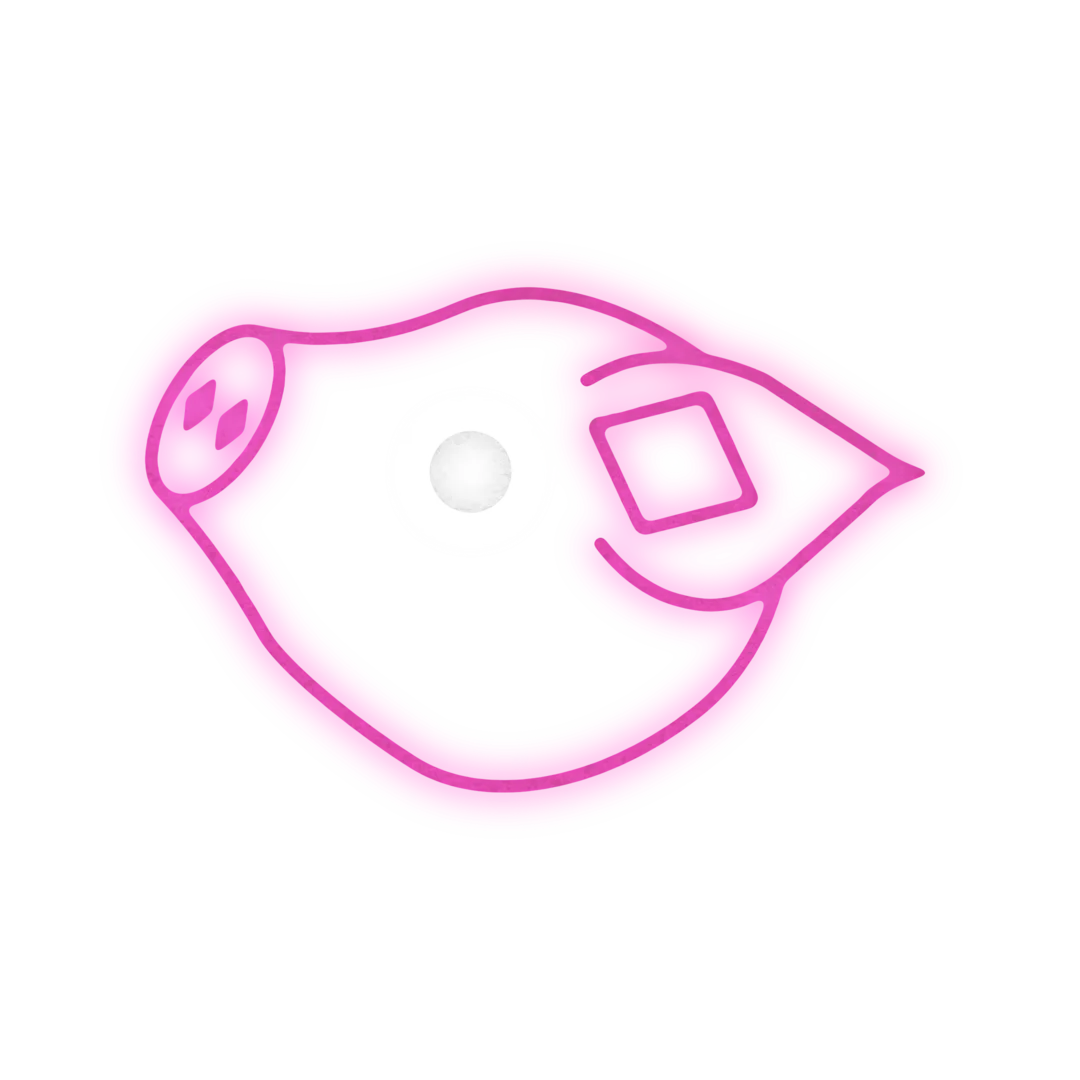 Neon pig