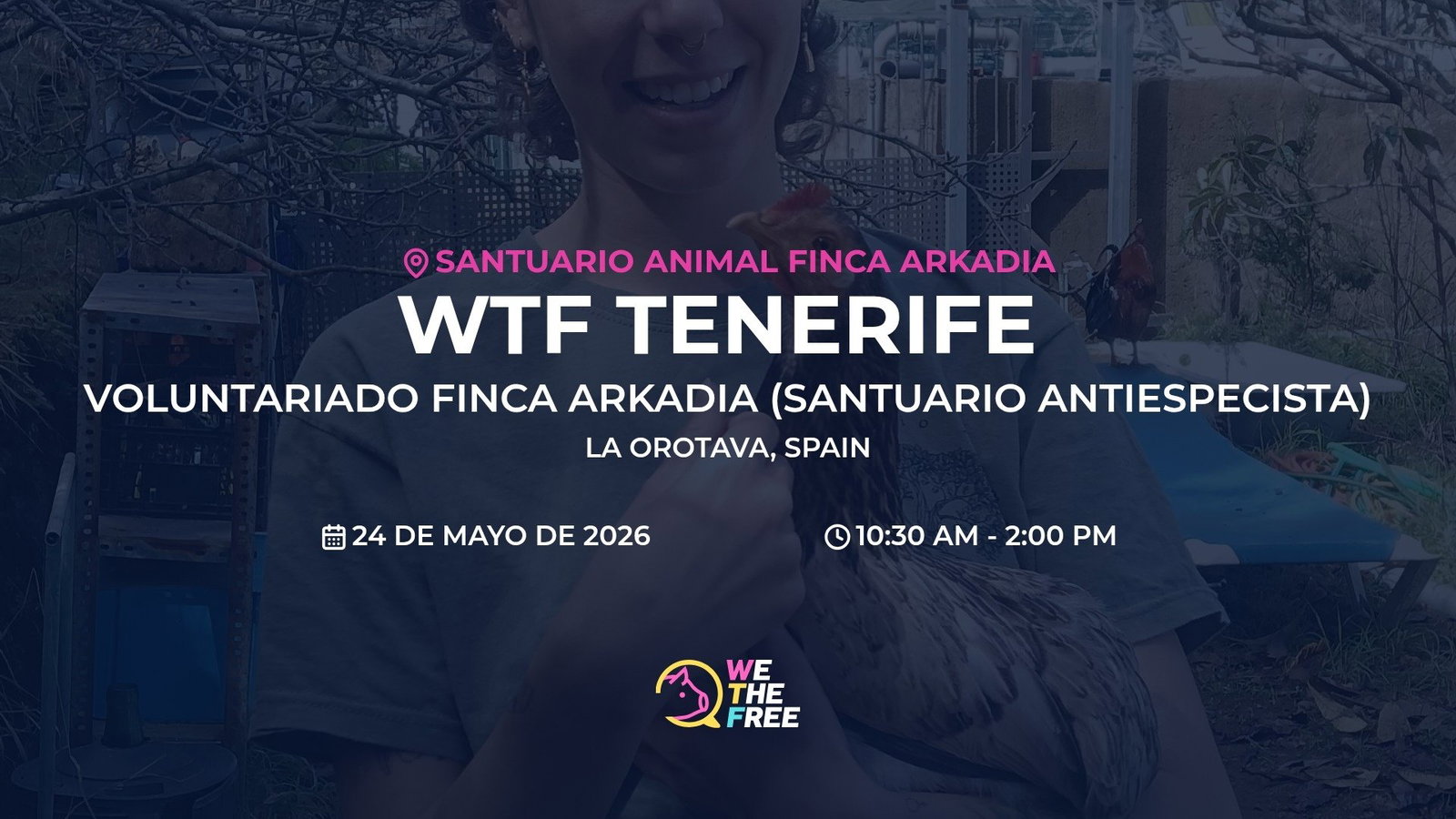Voluntariado Finca Arkadia (Santuario antiespecista)