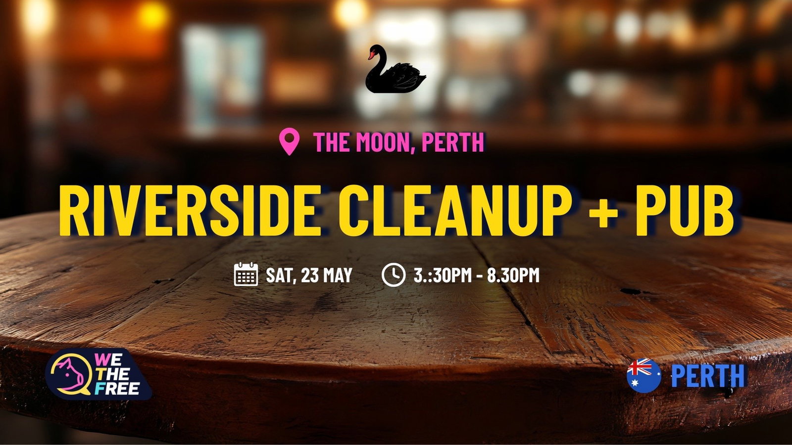 WTF Perth's First Social: Cleanup + Pub 🌿🍻