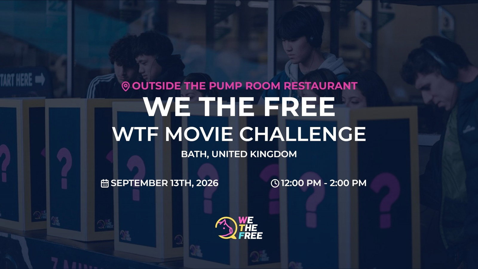 Bath Pup-Up Event by WTF: Bristol, England - WTF Movie Challenge, September 13th, 2026