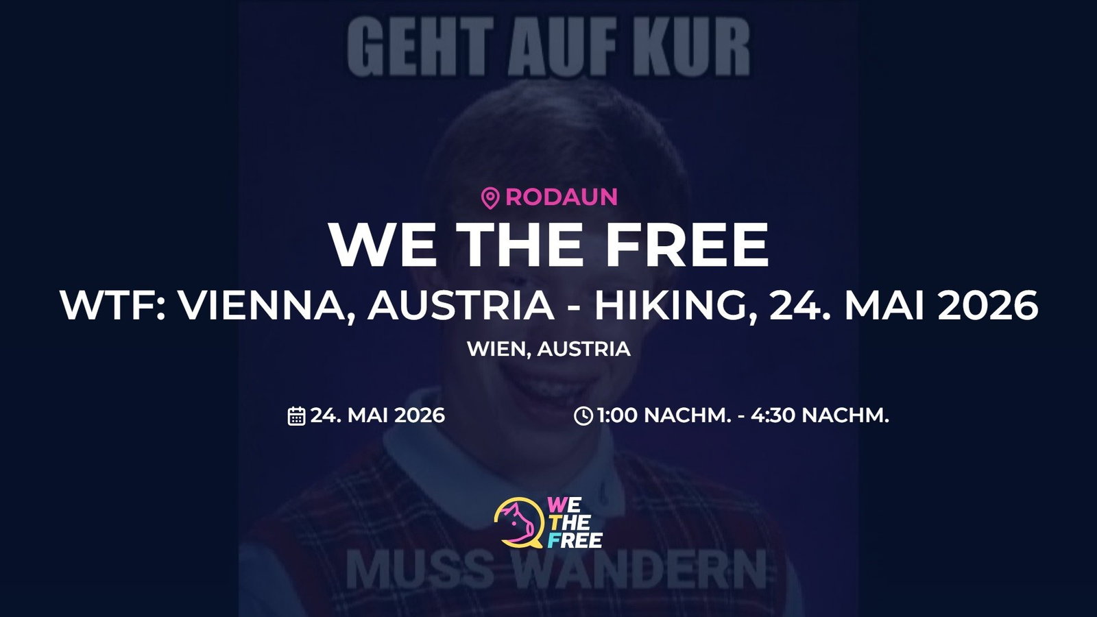 WTF: Vienna, Austria - HIKING, 24. Mai 2026