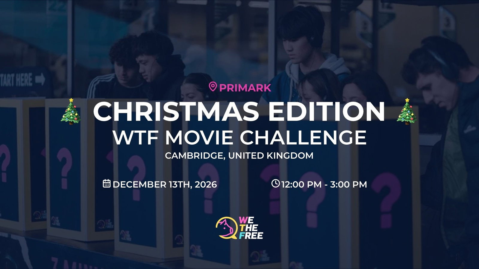 WTF: Cambridge, England - WTF Movie Challenge, December 13th, 2026