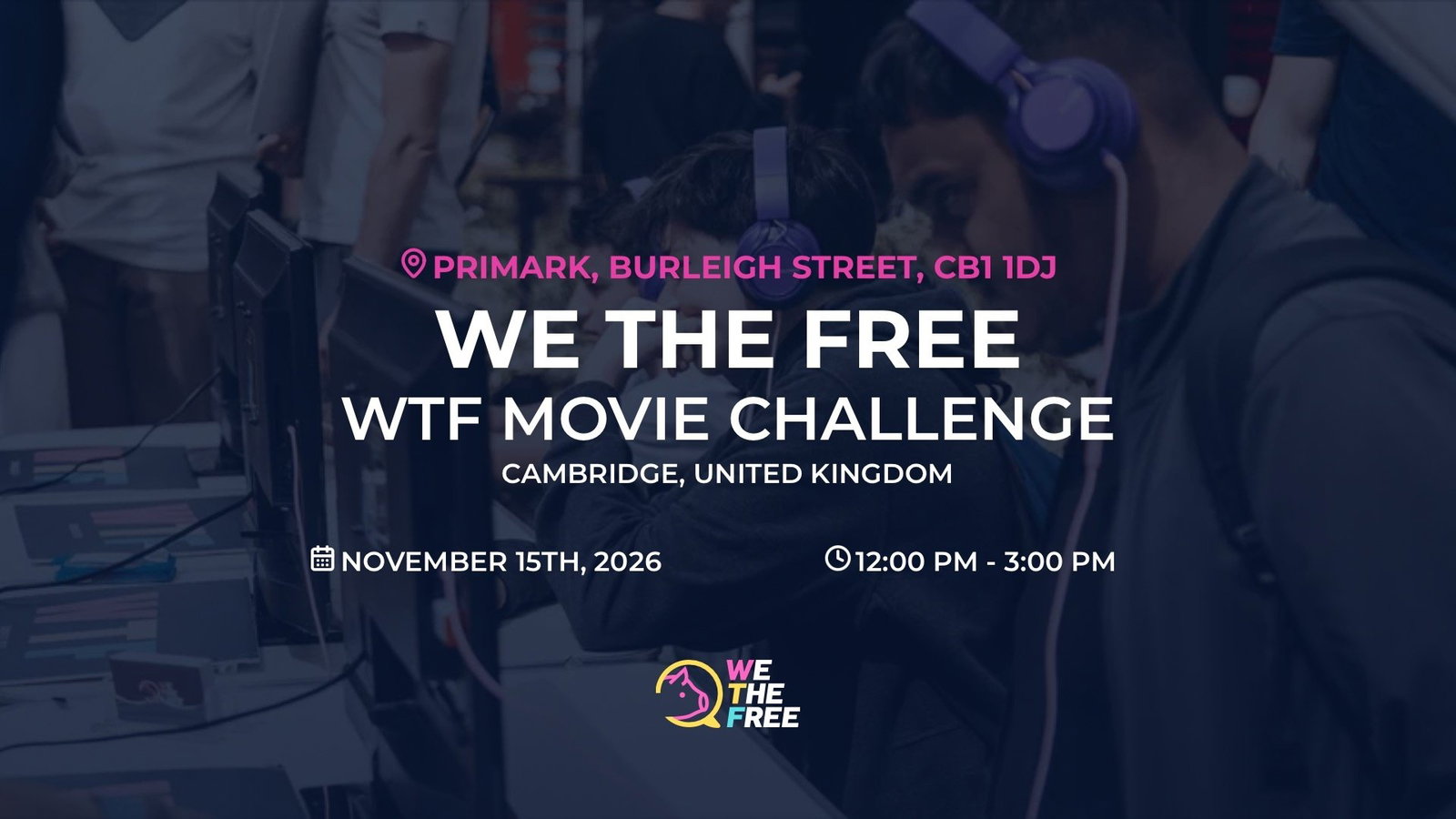 WTF: Cambridge, England - WTF Movie Challenge, November 15th, 2026