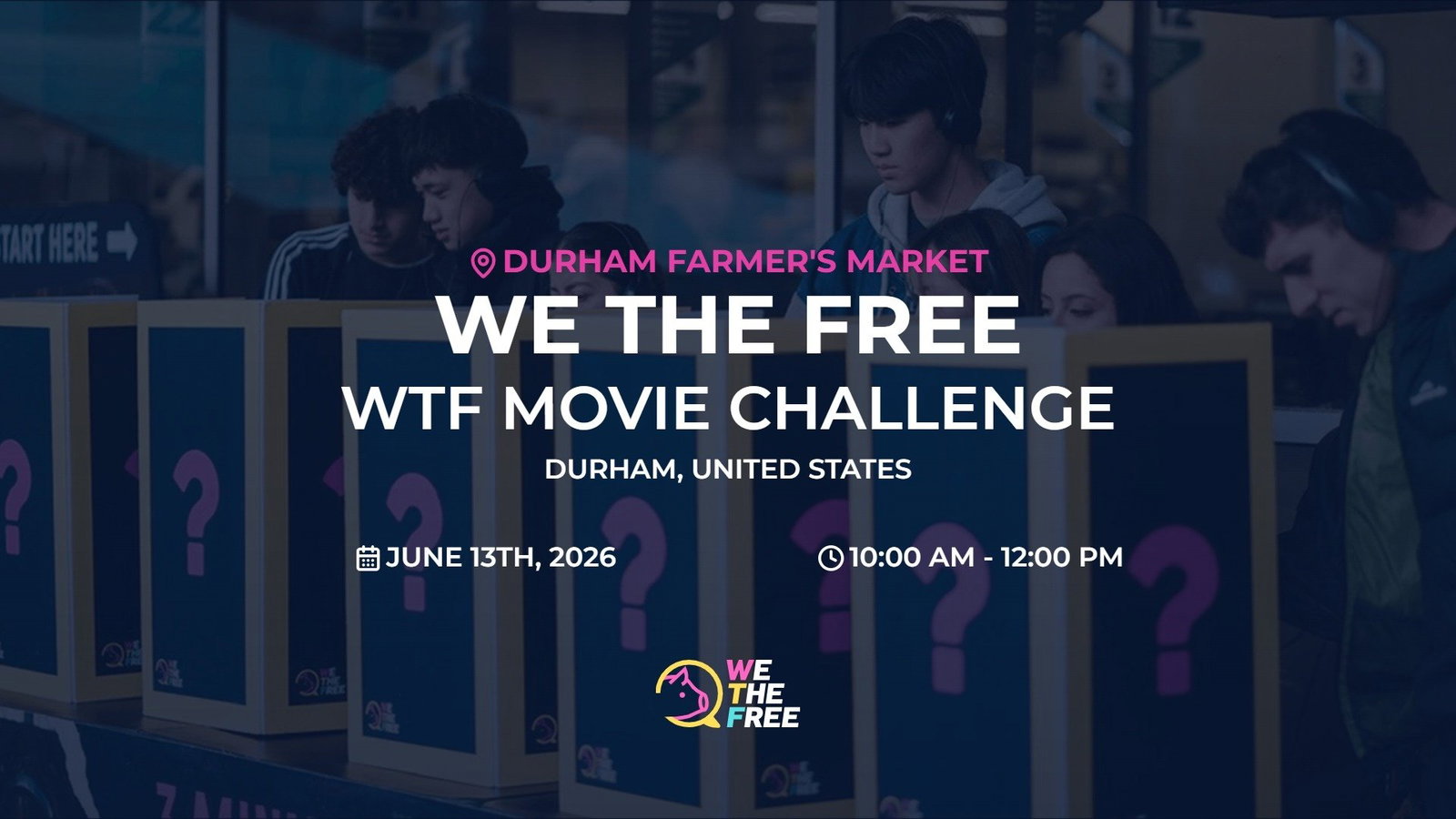 WTF: Durham, USA - WTF Movie Challenge, June 13th, 2026