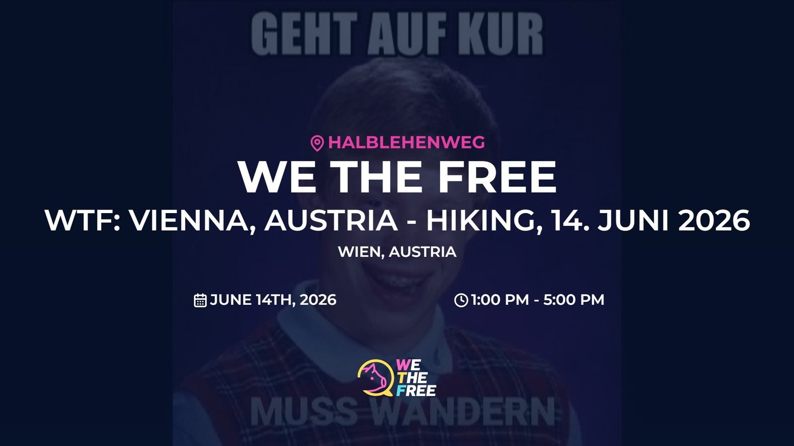 WTF: Vienna, Austria - hiking, 14. Juni 2026