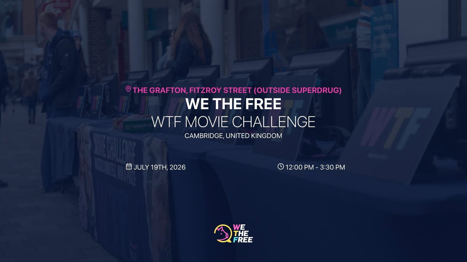 WTF: Cambridge, England - WTF Movie Challenge, July 19th, 2026