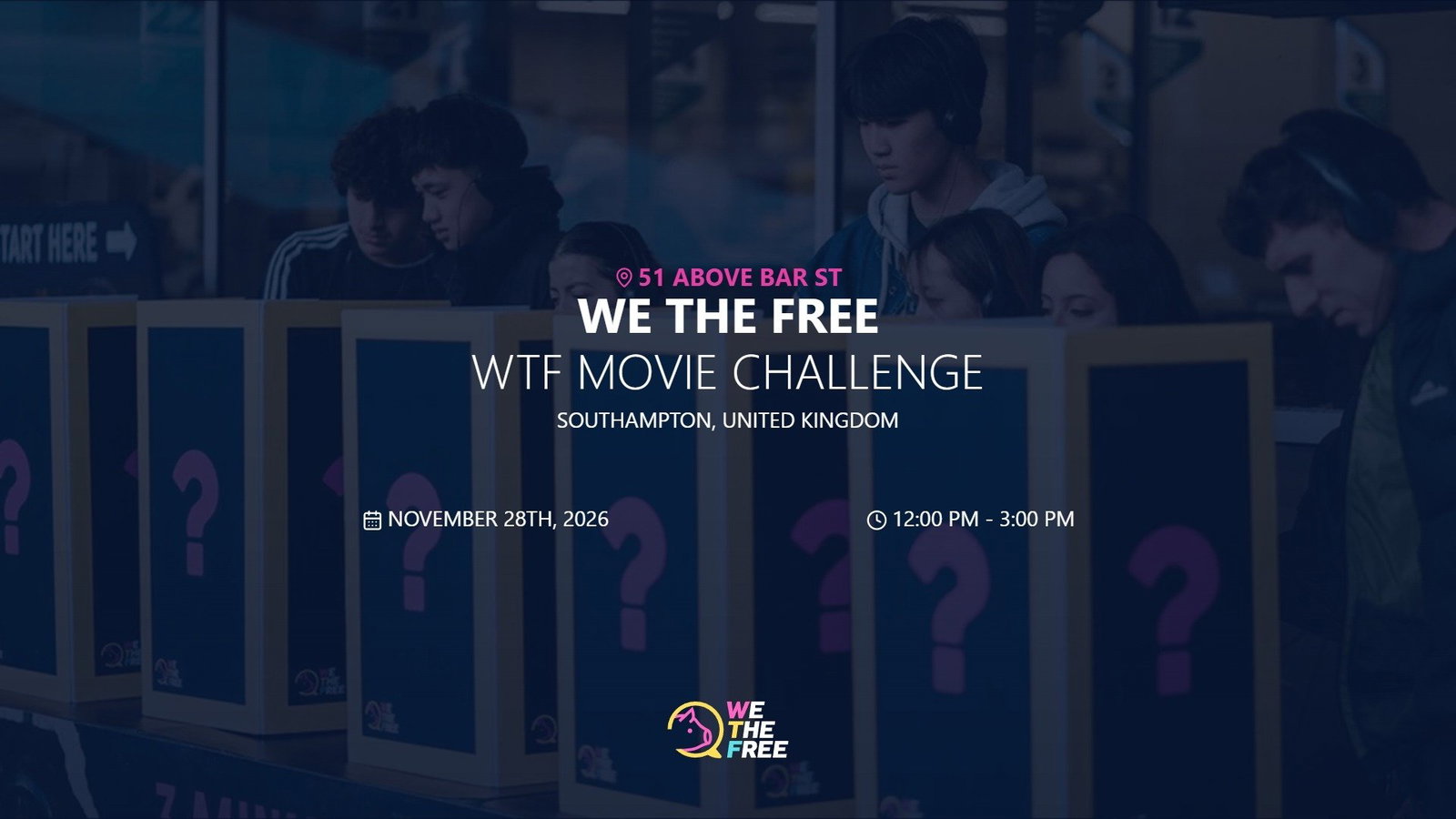 WTF: Southampton, England - WTF Movie Challenge, November 28th, 2026